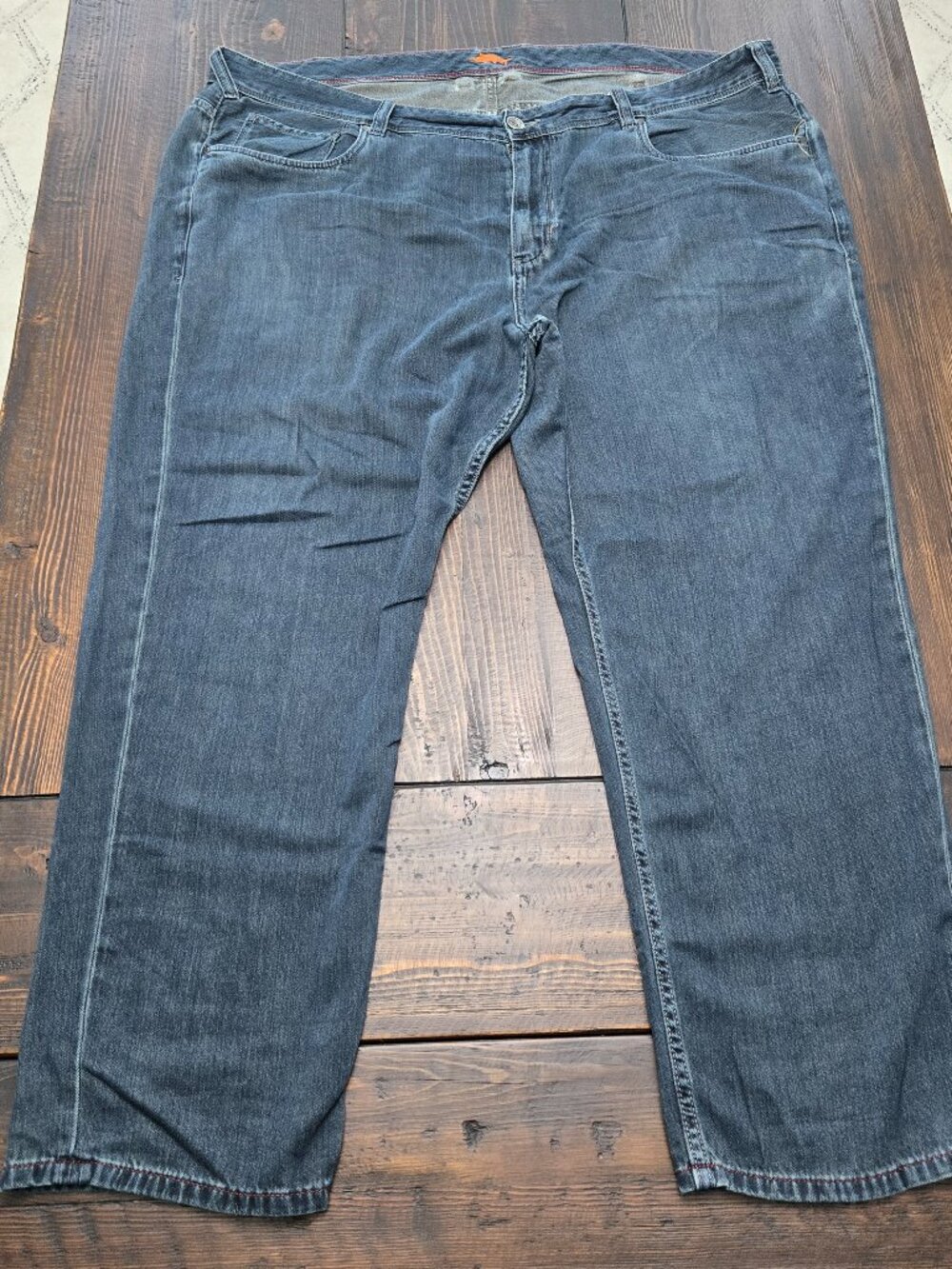Tommy Bahama Cayman Jeans Mens 46x30 Blue Cotton Tencel Relaxed Denim Pants